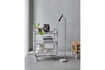 Miniature Iron floor lamp in silver finish HDPrecise 2