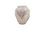 Miniatura Jardinera grande de terracota blanca Teral Clipped