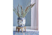 Miniatura Jarrón D25,5xH31 cm de gres azul Nienna 2