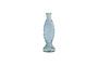 Miniatura Jarrón de vidrio azul claro H20 Fish Clipped