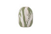 Miniatura Jarrón decorativo D23,5xH30,5 cm de gres verde Adalena 1