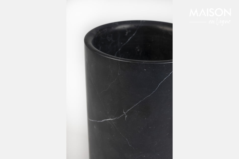 Jarrón Fajen de mármol negro - 8