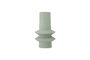 Miniatura Jarrón Isold, verde, de gres Clipped