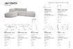 Miniature Jax corner sofa 6