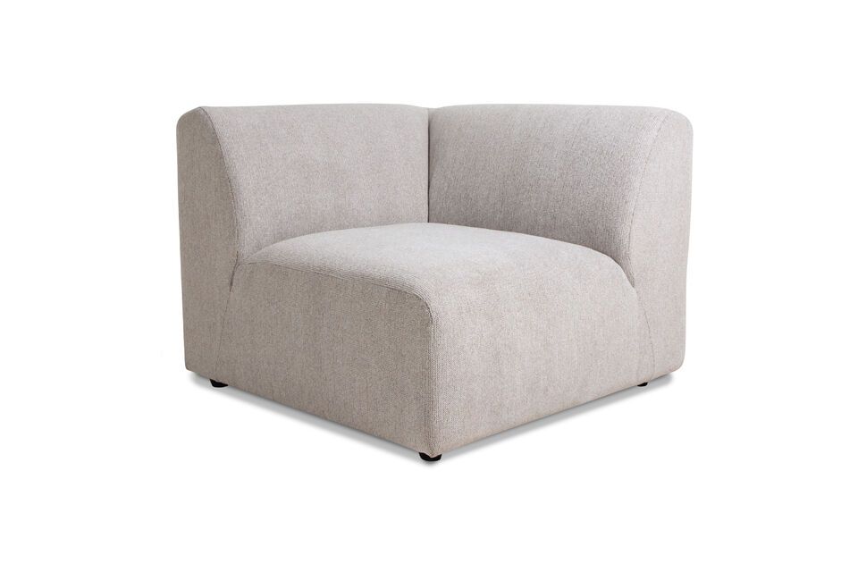 Jax light grey right-angle end module - 7