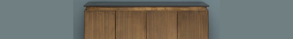 Material Details Jayzee gilded lacquered wood sideboard