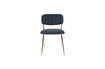 Miniatura Jolien Chair oro e blu scuro 8