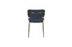 Miniatura Jolien Chair oro e blu scuro 11