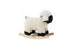 Miniature Jouet à bascule en tissu blanc Dolly 3