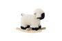 Miniature Jouet à bascule en tissu blanc Dolly Détouré