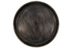 Miniatura Juego de 2 bandejas redondas de madera de mango negra HDLoma 3