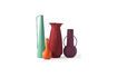 Miniatura Juego de 4 jarrones de hierro reciclado multicolor h45cm Evening Roman 10