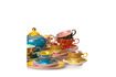 Miniatura Juego de 4 tazas de porcelana multicolor Grandma 3