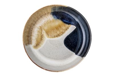 Jules salad bowl in multi-coloured stoneware
