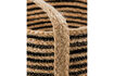 Miniature Jute storage baskets in black and natural HDDungi 5