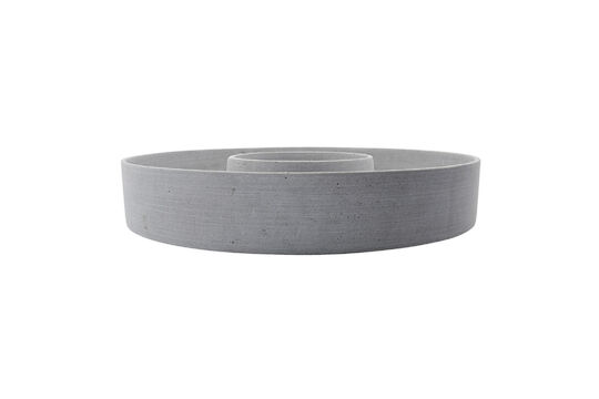 Kerzenständer Ø 45 cm Polystone grau The Ring ohne jede Grenze