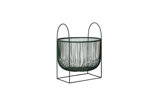 See the product profile khaki green metal basket Khaki green metal basket