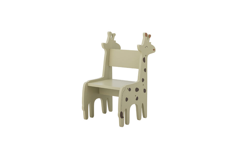 Kids Giraffe Chair in Multicolored MDF Ibber Bloomingville