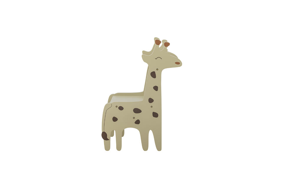 Kinderstoel giraffe van meerkleurig MDF Ibber - 7