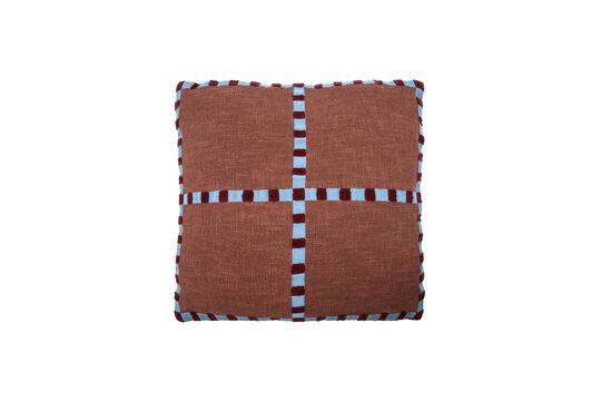 Kissenbezug 50x50 cm aus brauner Baumwolle HDCross ohne jede Grenze