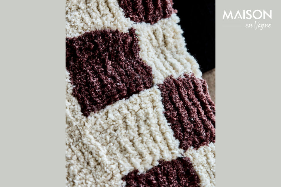 Add a playful touch to your living room or bedroom with this cotton cushion cover