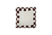 Miniaturansicht Kissenbezug 50x50 cm Baumwolle braun und cremeweiß HDChess 1