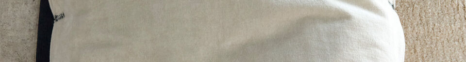 Materialbeschreibung Kissenbezug 50x50 cm Baumwollsamt Sand HDVelvet