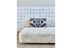 Miniaturansicht Kissenbezug 60x40 cm Baumwolle Schwarz und Off-White HDAmici 3
