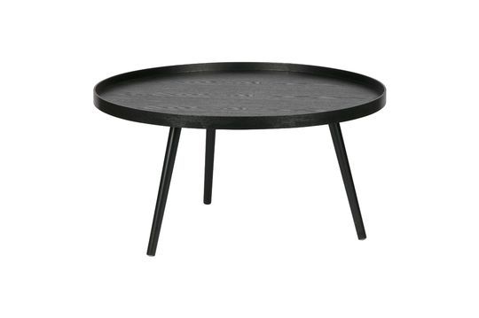 Klein bijzettafeltje in zwart hout Mesa