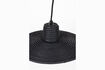 Miniatuur Kleine hanglamp van zwart rotan Balance 3