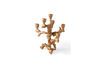 Miniaturansicht Kleiner Kerzenhalter aus goldfarbenem Aluminium Apple Tree 1