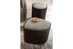 Miniaturansicht Kleiner Pouf mit Ablage aus braunem Teakholz Bay 8