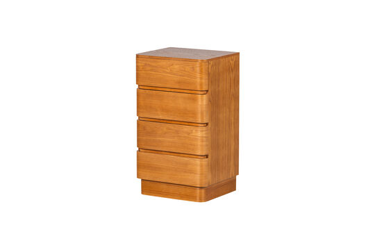 Kommode 4 Schubladen MDF braun Fejo