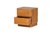 Miniaturansicht Kommode/Nachttisch 2 Schubladen MDF Braun Fejo 6