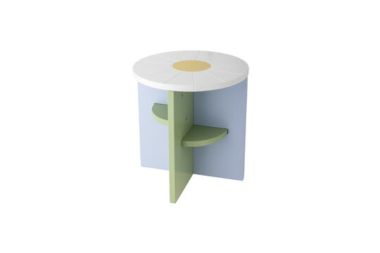 Zie de productbeschrijving kruk D30xH31 cm van meerkleurig MDF Latti Kruk D30xH31 cm van meerkleurig MDF Latti