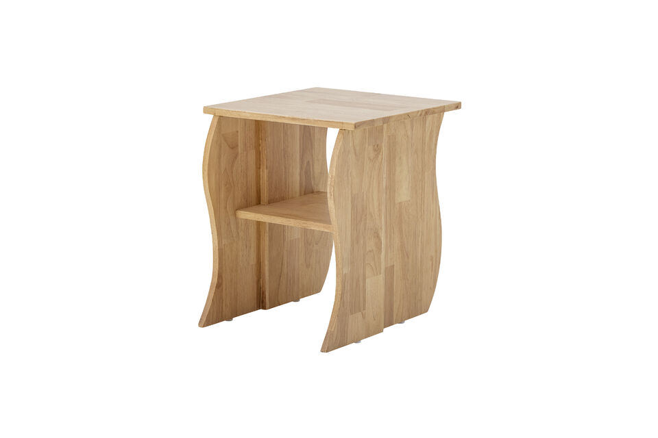 Kruk van rubberwood natuur Bark - 4