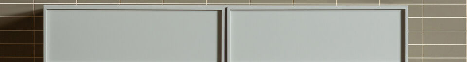 Benadrukte materialen Ladekast 6 laden Melamine/MDF Zand TOURS