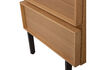 Miniatuur Ladekast/Nachtkastje 2 lades Melamine/MDF Naturel Tours 9