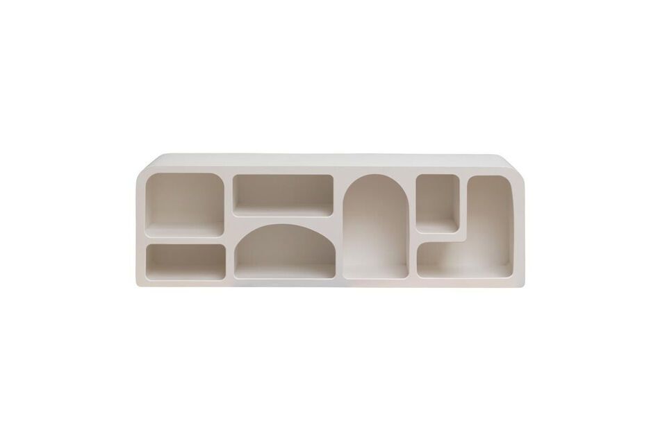 De lange Alcove-plank staat prachtig in je woonkamer