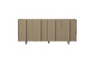 Miniatuur Lage sideboard van grenen in taupe Basu 4