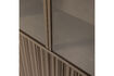 Miniatuur Lage vitrinekast grenen Truffle Brown NOVA 8