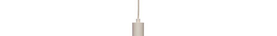 Materiali prima di tutto Lampada a sospensione Apollo in vetro bianco
