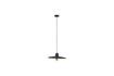Miniatura Lampada a sospensione Balance in rattan nero 1