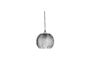 Miniatura Lampada a sospensione D22xH20 cm in vetro grigio Adar Foto ritagliata
