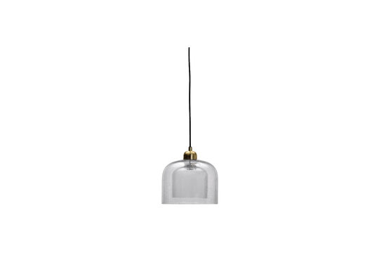 Lampada a sospensione in vetro a bolle trasparente HDBell