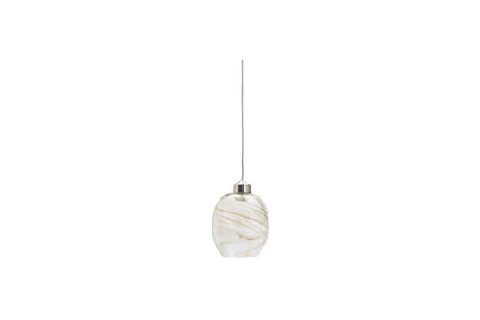 Lampada a sospensione in vetro avorio HDHite