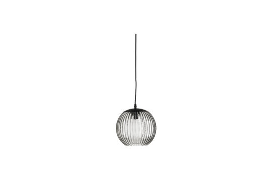 Lampada a sospensione in vetro grigio Sybia Foto ritagliata