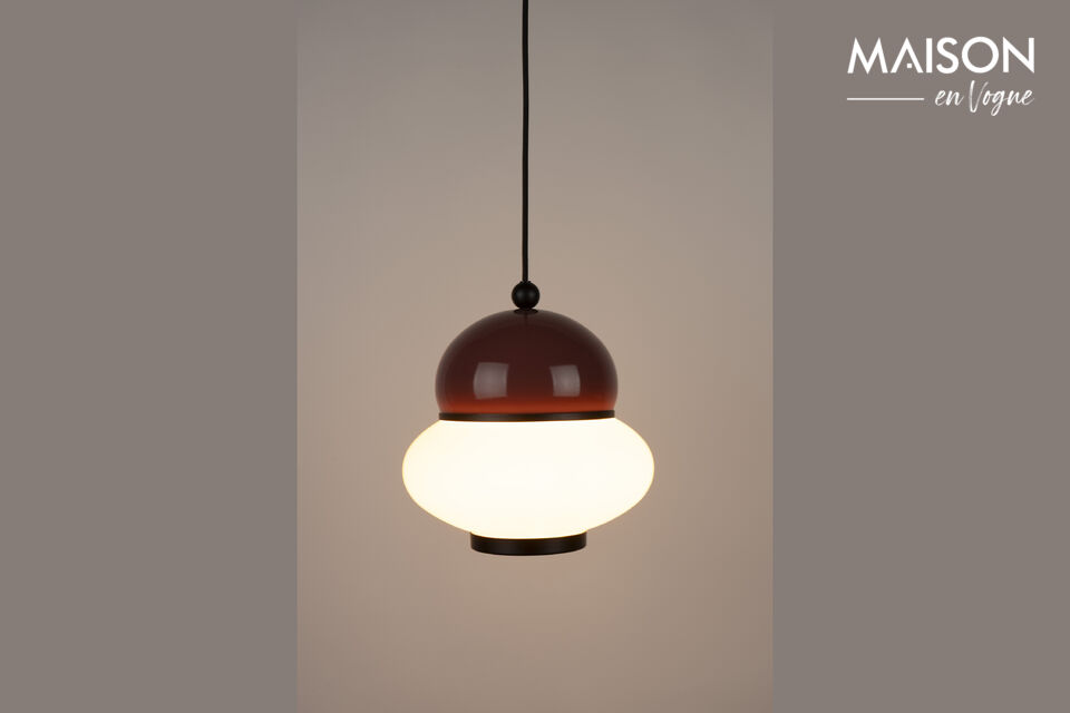 Lampada a sospensione M rossa Bumble Zuiver