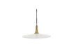 Miniatura Lampada a sospensione rotonda in metallo bianco Brampton 2