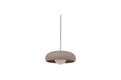 Lampada a sospensione rotonda metallo sabbia lucido TIVO